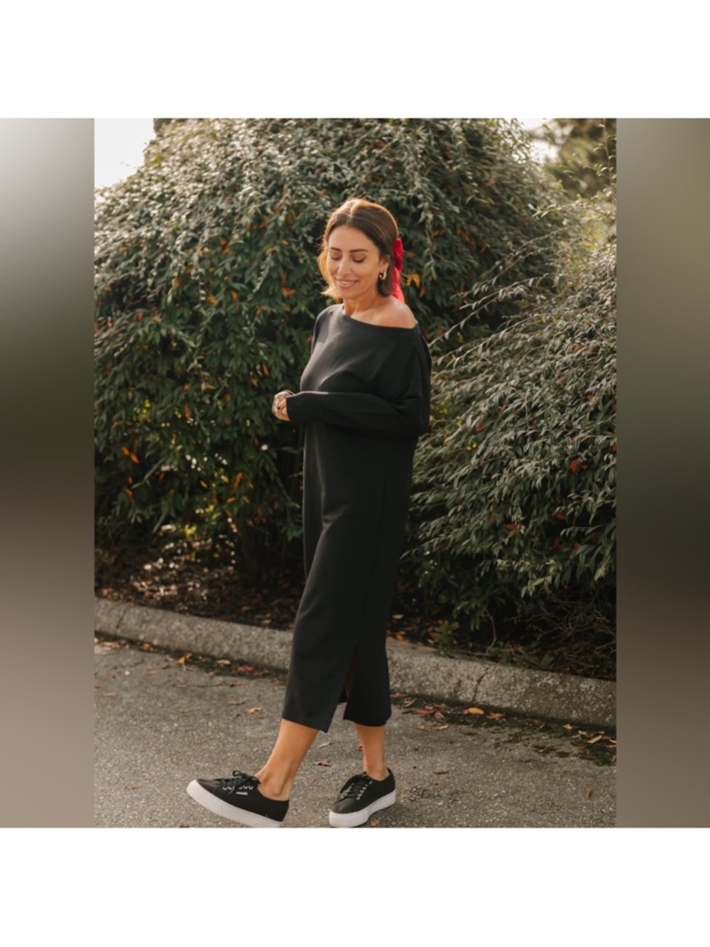Smash + Tess All Day Relaxed Fit Midi Dress Size L/XL - Picture 4 of 13